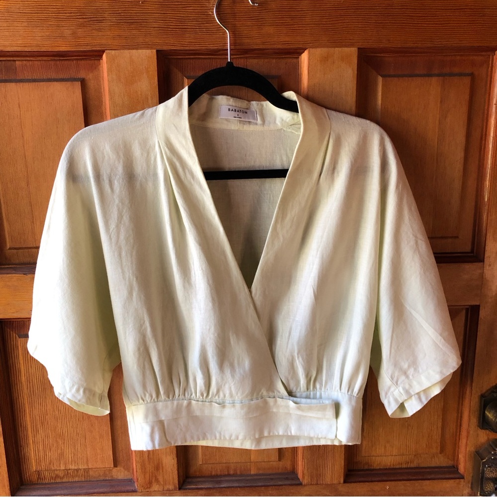 Aritzia Cream Blouse